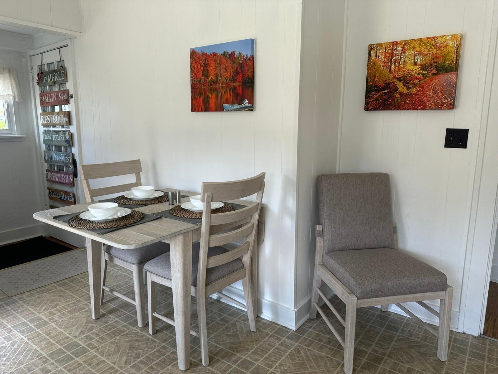 Dining Area with Kitchen Table