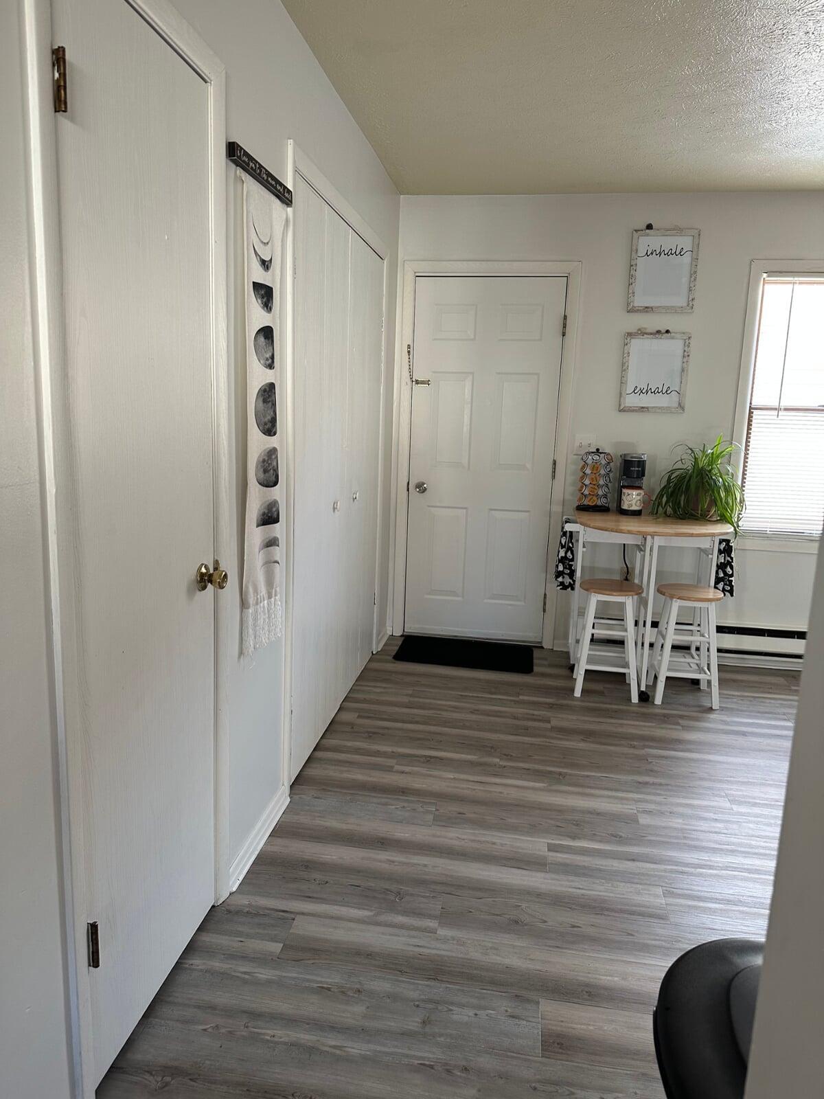 Laundry Hook-Ups off Kitchen